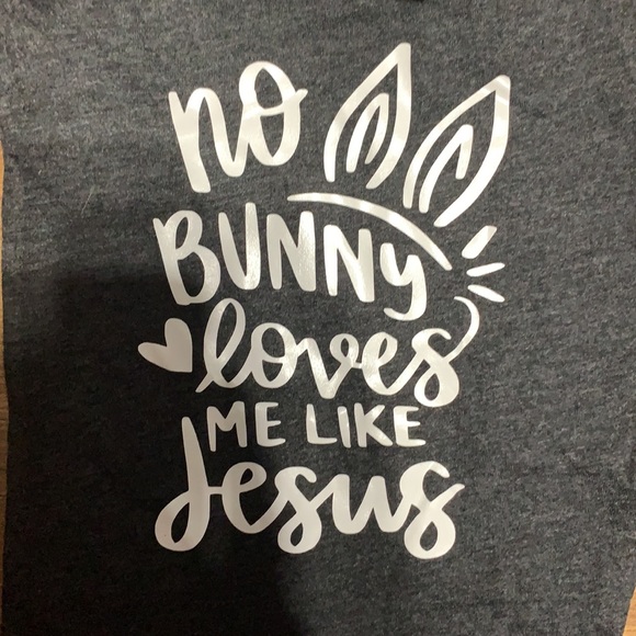 Gray Easter Onesie (6-12 Month) A13 - Picture 2 of 4